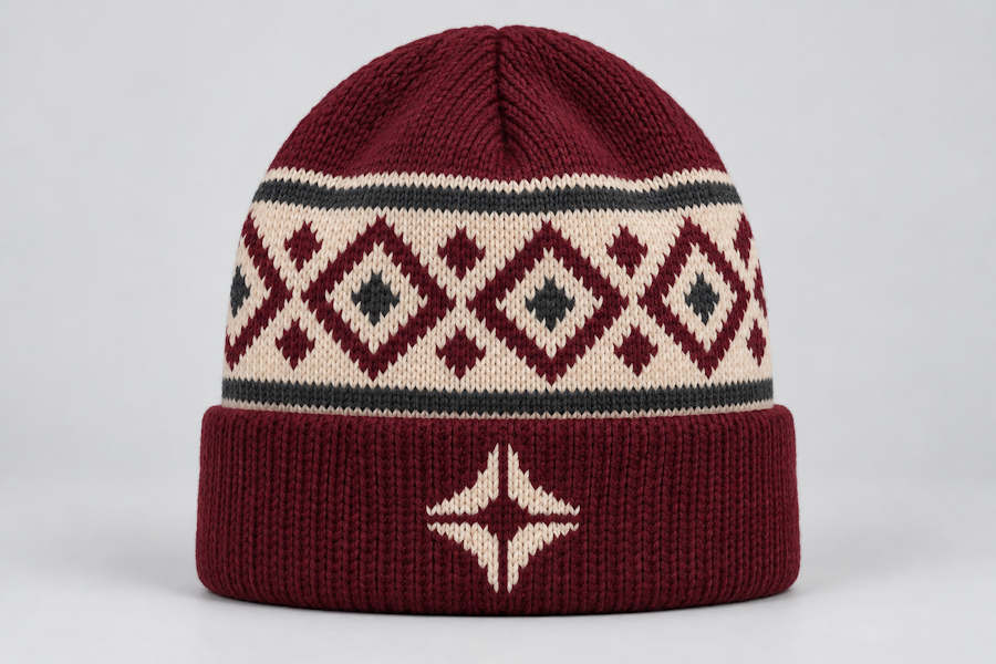 Custom knit beanies with your design