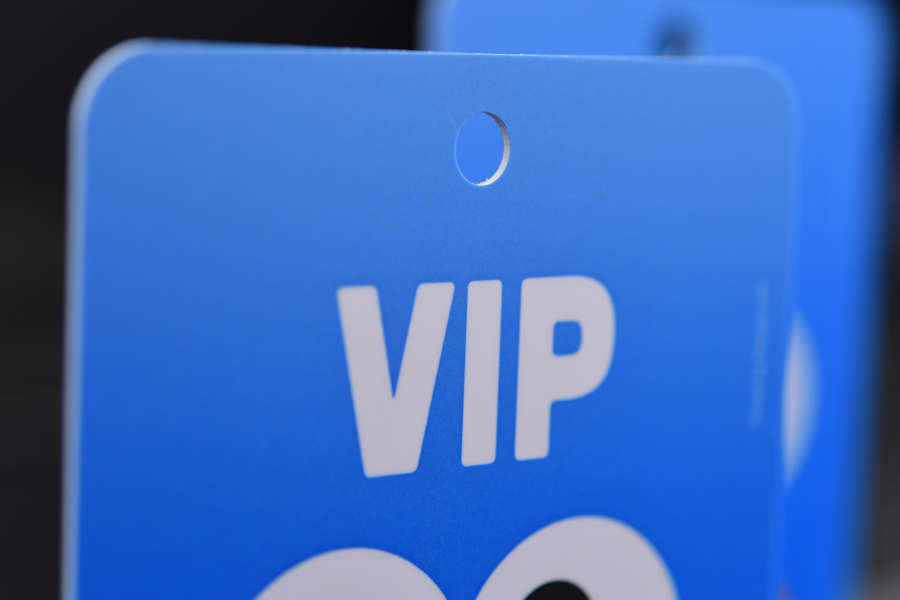 Rigid Plastic Conference Badges from Credit Card PVC