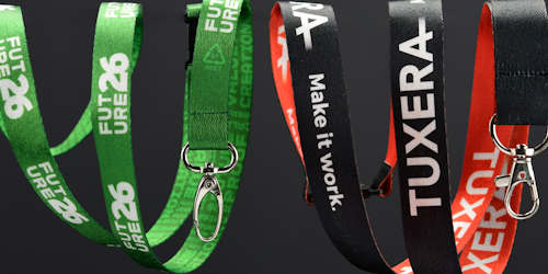 RPET Recycled plastic lanyards