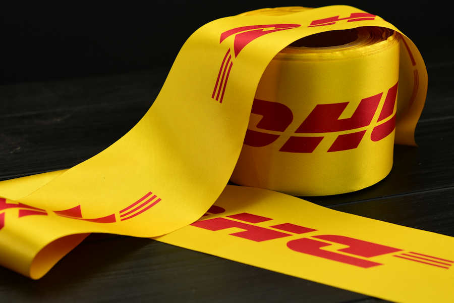 Custom gift ribbon with logo