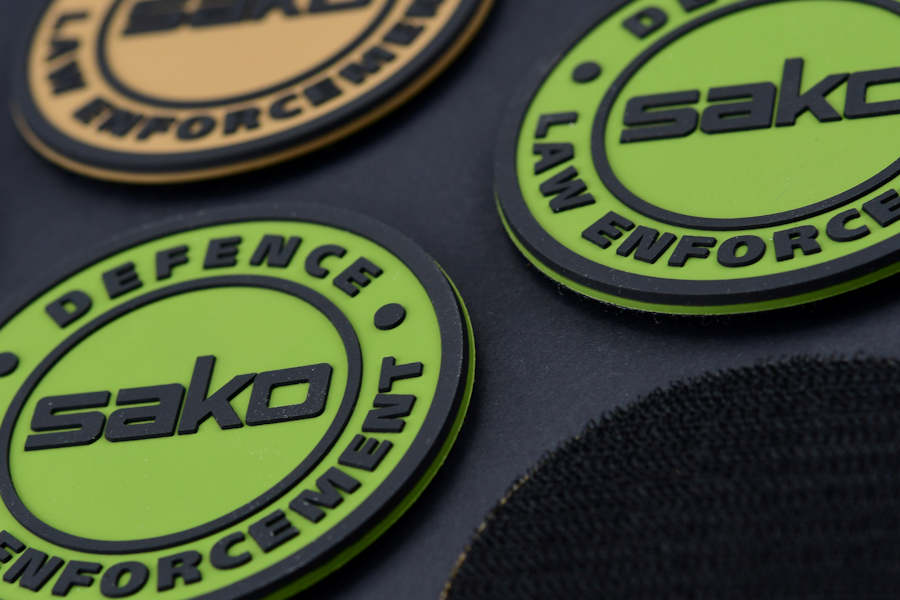 Custom 3D rubber labels and patches