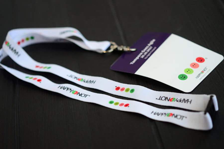 Full Colour Sublimation lanyards with conference badge