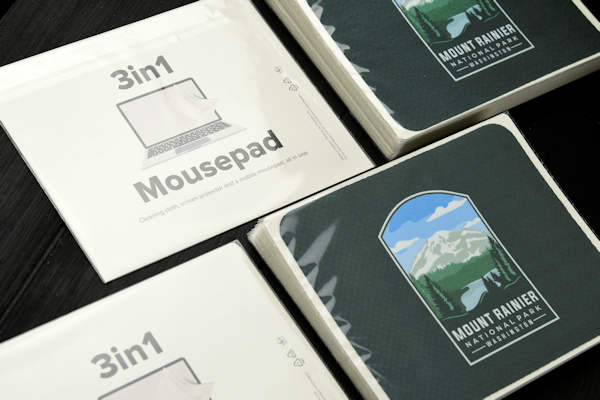 3in1 Mousepad, Microfiber cloth, laptop screen protector