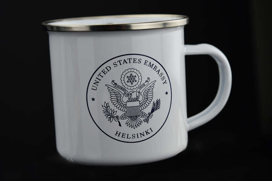 Custom Enamel Mugs with Logo