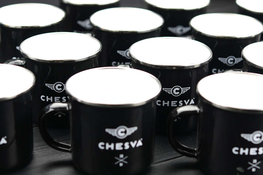 Custom Enamel Mugs with Logo