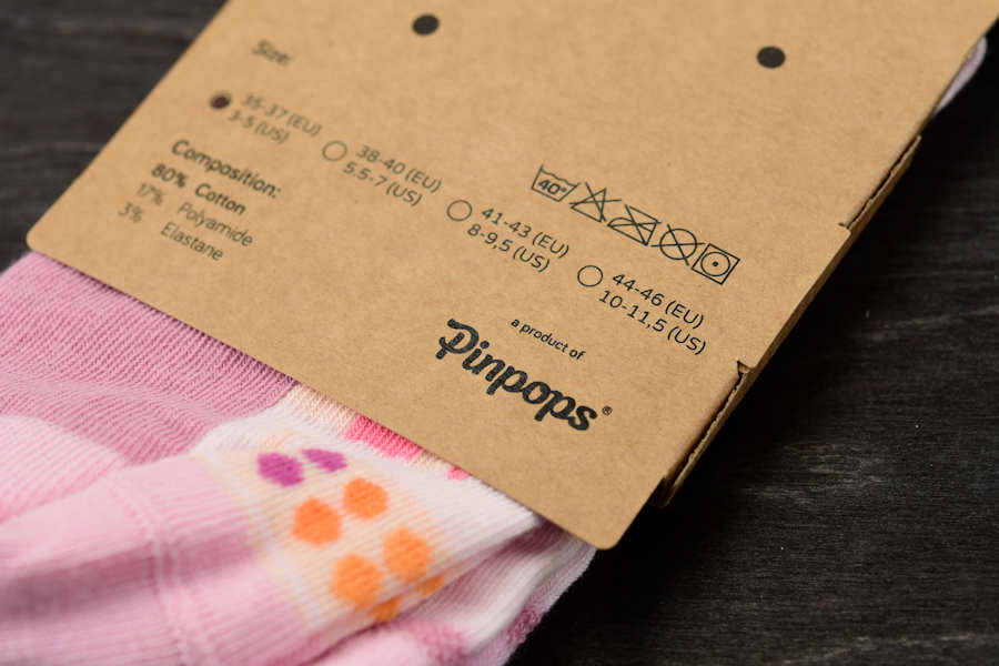 Promotional socks with custom retail packaging