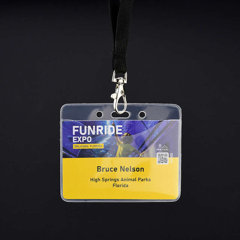 Clear ClearGreen badge holder (PVC, PBA and Phthalate free material)