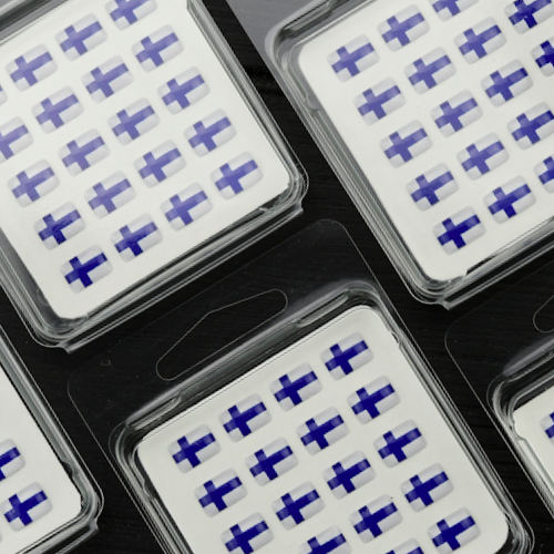 Finnish Language stickers for name badges