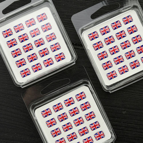 British English Language stickers for name badges