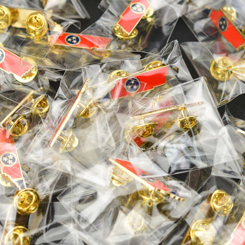 Tennessee State Shape Lapel Pin