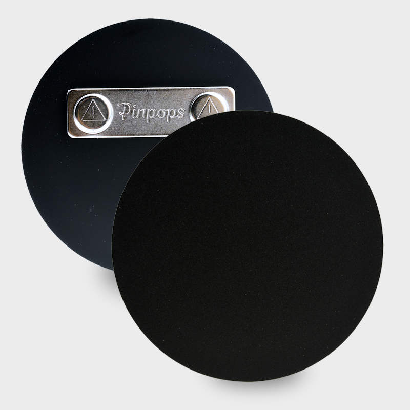 Magnetic attachment Chalk board name badge with magnetic holder