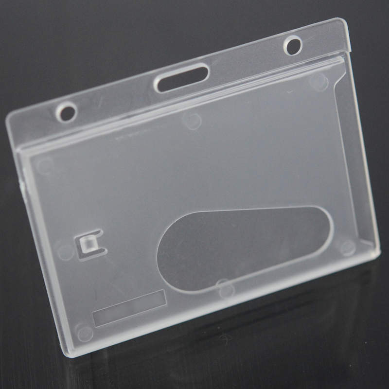 Translucent Horizontal Enclosed IDcard holder Pinpops®