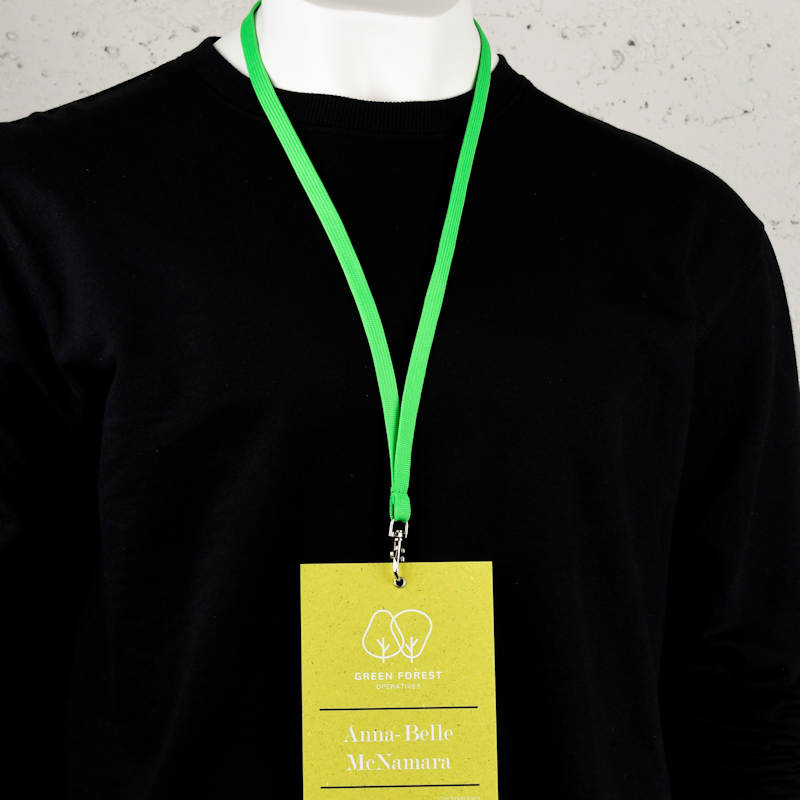 Green Classic Bootlace Lanyard, mix and match colors