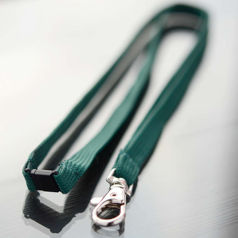 Forest Green Classic Bootlace Lanyard, mix and match colors