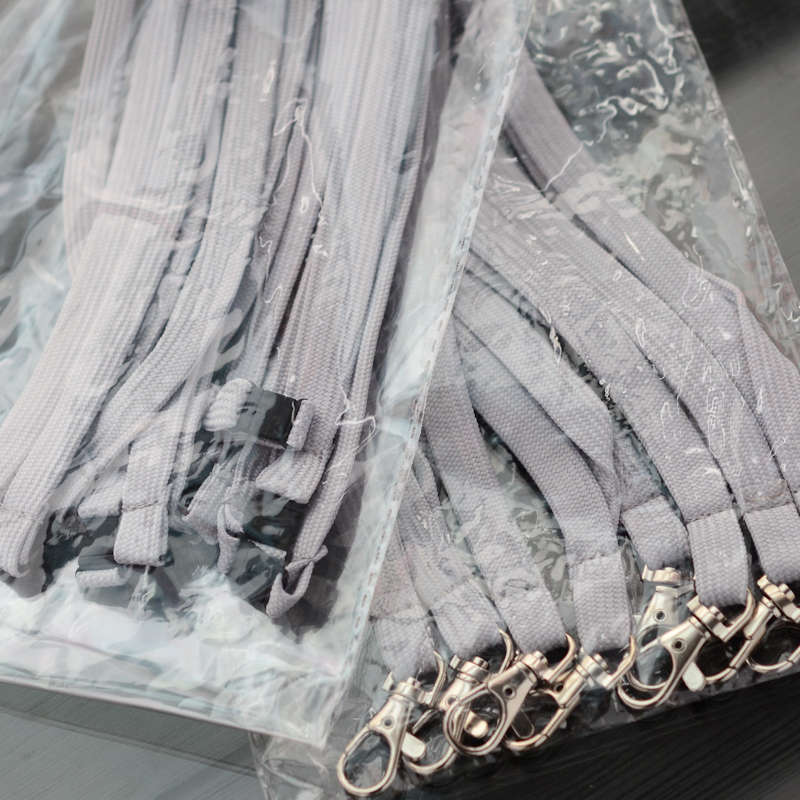 Metal Grey Classic Bootlace Lanyard, mix and match colors