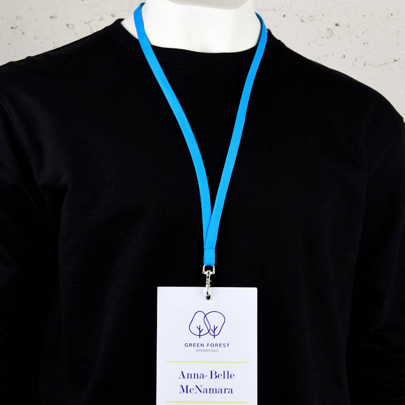 Turquoise Classic Bootlace Lanyard, mix and match colors