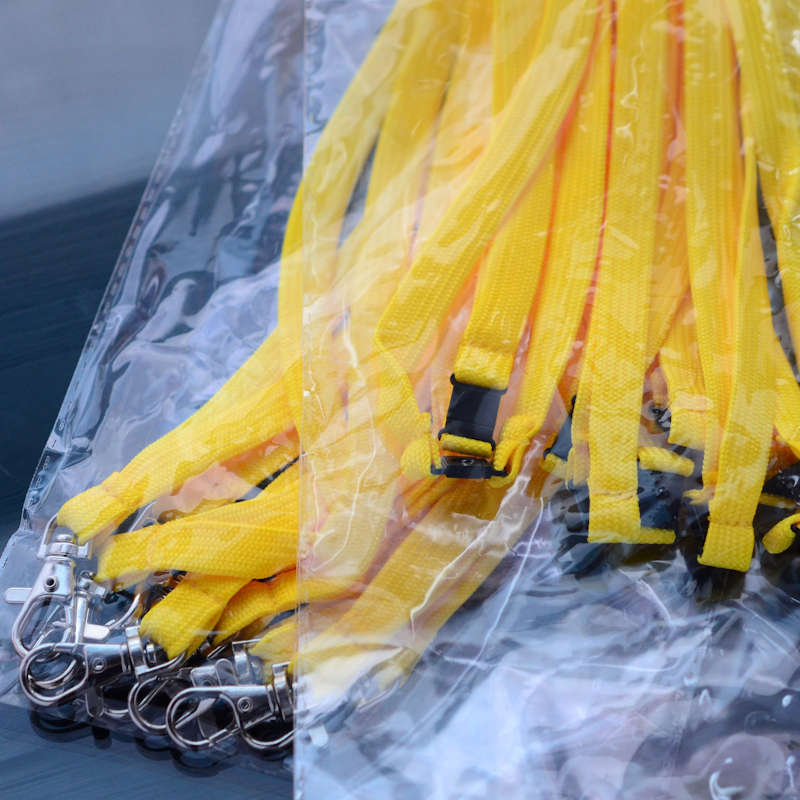 Mikado Yellow Classic Bootlace Lanyard, mix and match colors