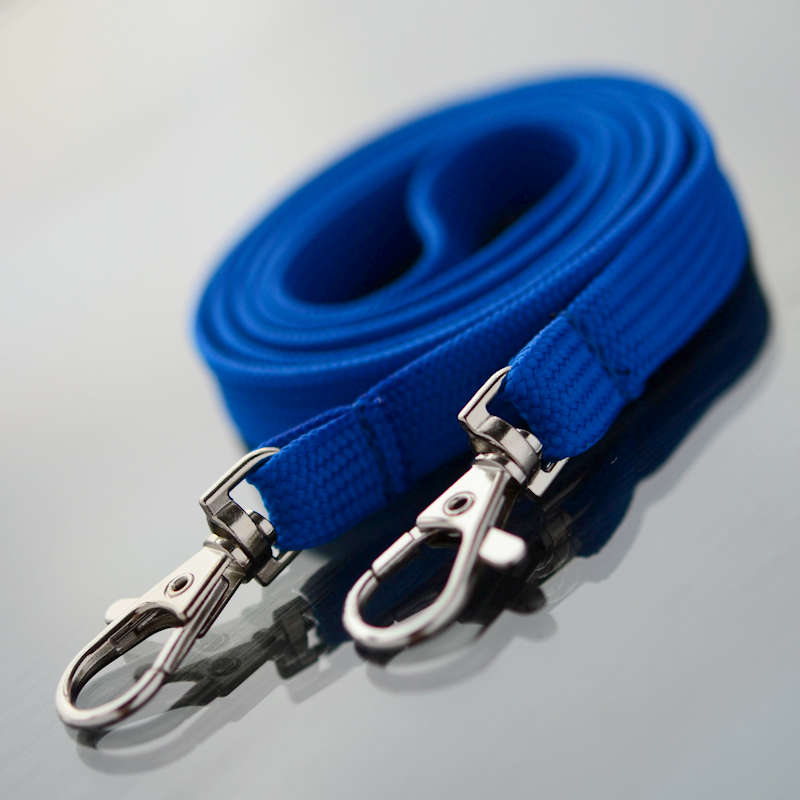 Blue Classic Open-Ended Bootlace Lanyard