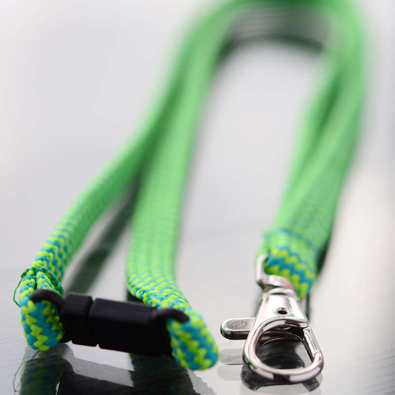 Sour Apple Retro Classic Bootlace Breakaway Lanyard