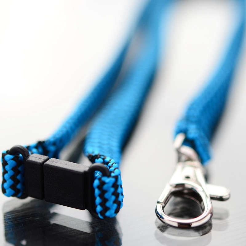 Blueberry Retro Classic Bootlace Breakaway Lanyard