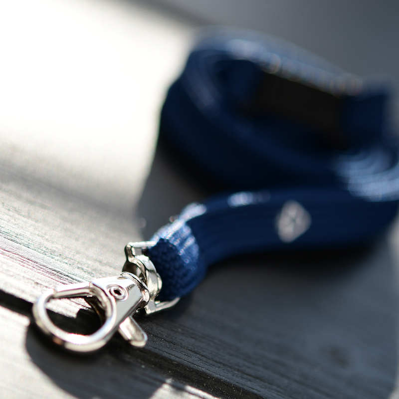 Navy rPET Classic RPET Bootlace Breakaway Lanyard