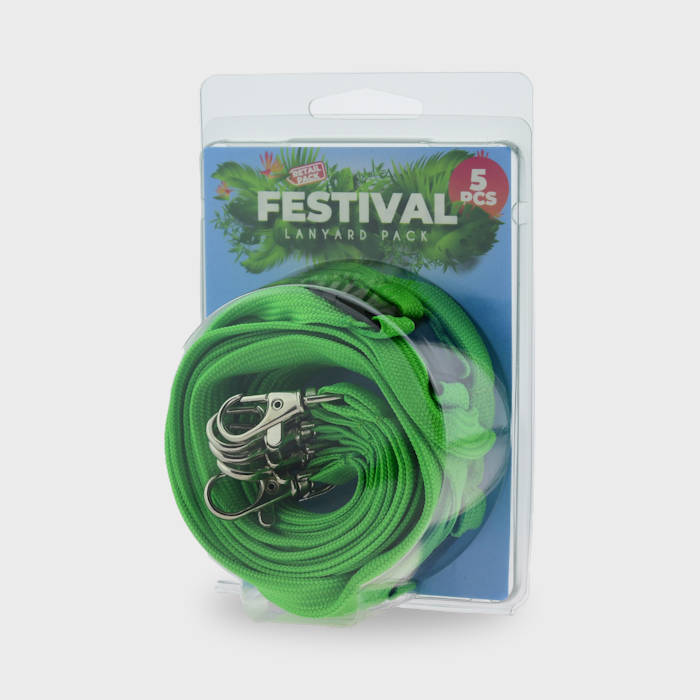 Green Classic Bootlace Lanyard with safety buckle and trigger snap swivel hook