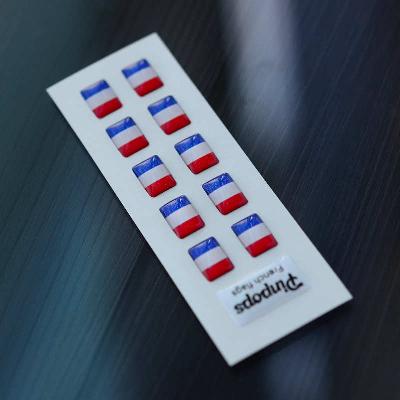French Language stickers for name badges
