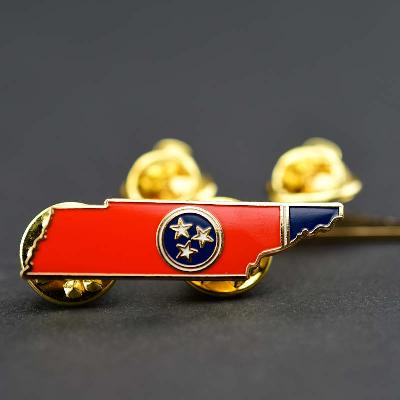 Tennessee State Shape Lapel Pin