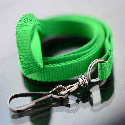Green Economy Lanyard with simple metal clip