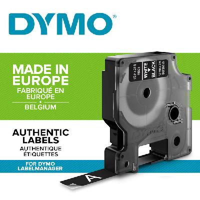 Dymo D1 white/black 1/2inch standard label