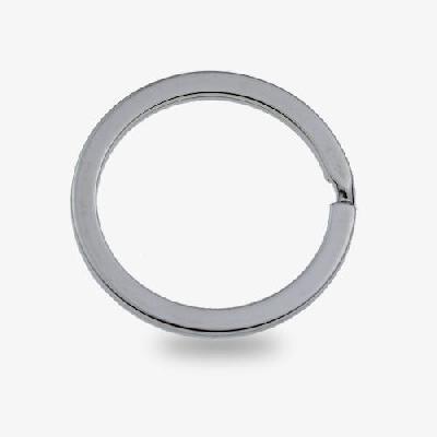 30mm Metal Flat keyring split ring