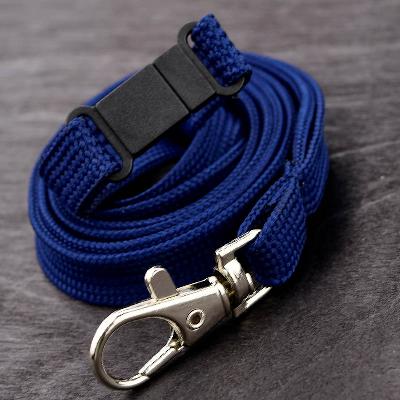 Navy Blue Classic Bootlace Lanyard, mix and match colors