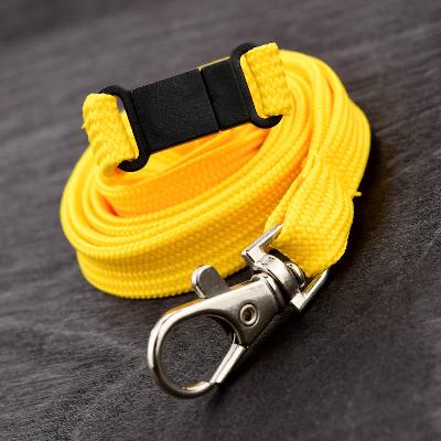 Mikado Yellow Classic Bootlace Lanyard, mix and match colors