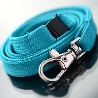 Brilliant Turquoise Classic Bootlace Lanyard, mix and match colors
