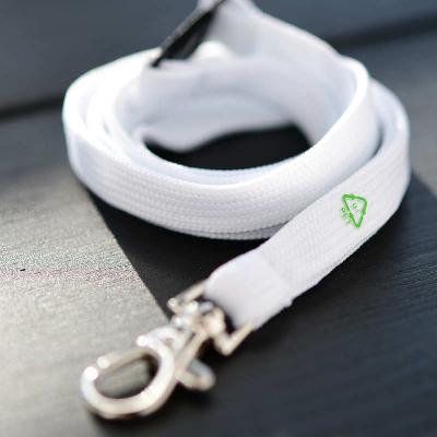 White rPET Classic RPET Bootlace Breakaway Lanyard